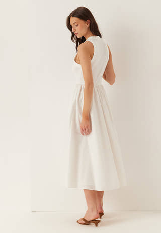 Tjw Rib Poplin Tank Dress Ext