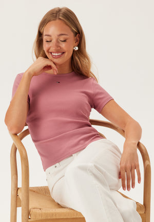 Tjw Slim Essential Rib Kortermet T-skjorte