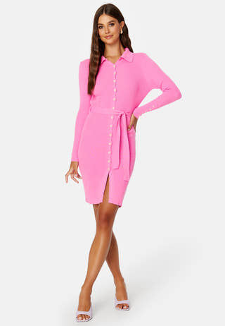 Clara Knitted Shirt Dress