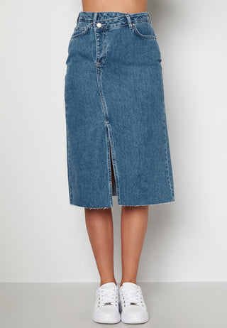 Denim Midi Skirt
