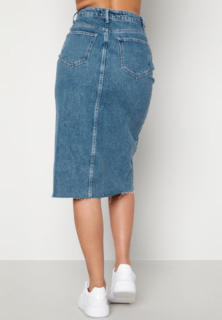 Denim Midi Skirt