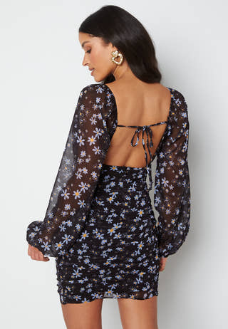 Elise Printed L/S Dress