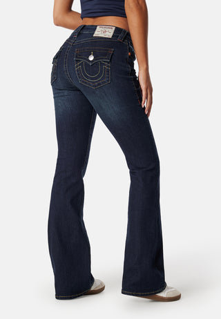 Becca Mid Rise Bootcut Flap Jeans