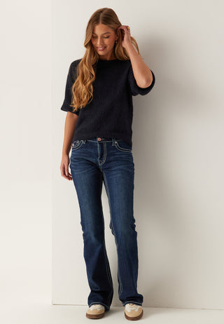 Becca Mr Bootcut Flap Big T Jeans