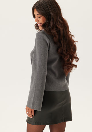Awhanna langermet strikket cardigan