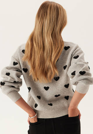 Awheart Ls O-neck Knit