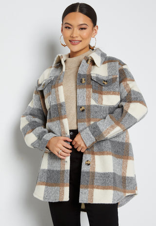 Callyutility Check Wool Jacket