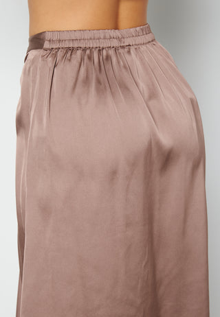 Cristy H/W Rouching Slit Skirt