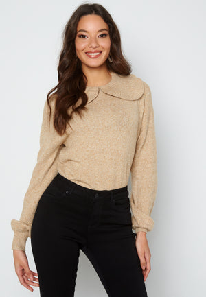 Doffy LS Collar Blouse Ga Boo B-15 Birch Melange