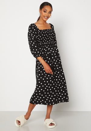 Ginna 3/4 Smock Square Dress