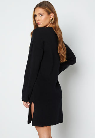 Gold Needle LS Short O-Neck Dress