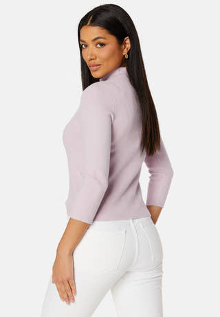 Gold Rib 3/4 FunnelneckBlouse