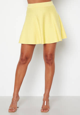 Gold Short Skater Skirt