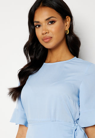 Henna 2/4 O-Neck Short Dress