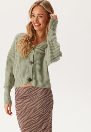 Vmlea LS V-Neck Cuff Cardigan