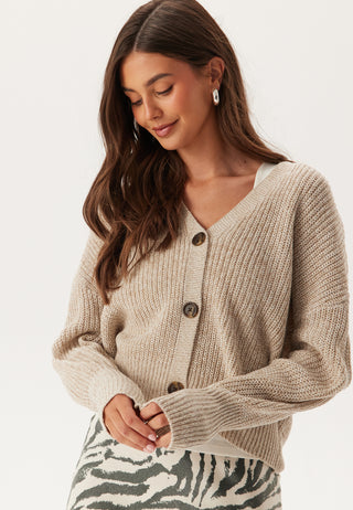 Vmlea LS V-Neck Cuff Cardigan