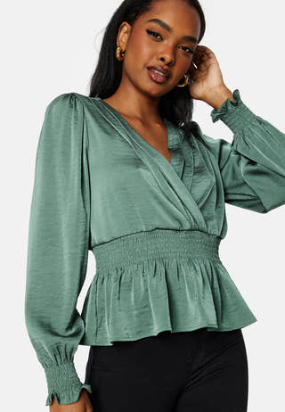 Mary L/S Smock Top