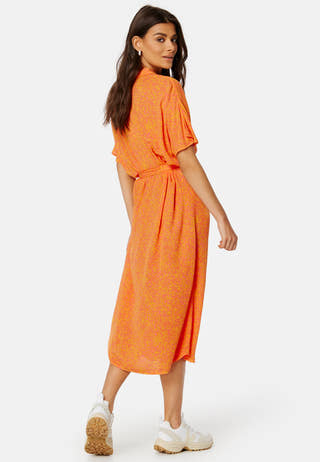 Menny SS Calf Shirt Dress