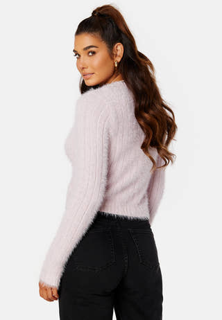 Poilu LS V-Neck Blouse