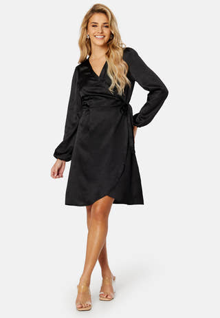 Sabi LS Wrap Dress