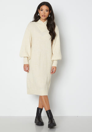 Toka L/S Wrap Neck Dress