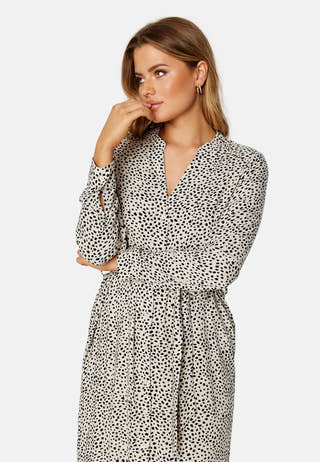 Vica LS Shirt Calf Dress