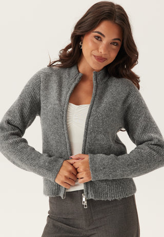 Vmbang Langermet Høyhalset Zip Cardigan