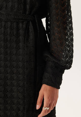 Vmbecca Ls O-neck Lace Dress