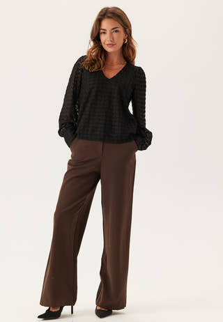 Vmbecca Ls V-neck Lace Top