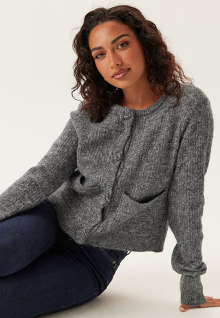 Vmblossom Long Sleeve O-neck Cardigan