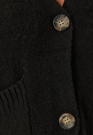 Vmboom Langermet V-hals Cardigan med Knapper