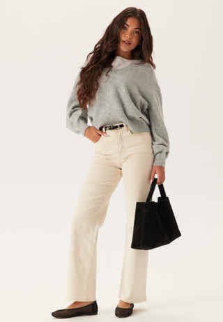 Vmboom Ls V-neck Pullover