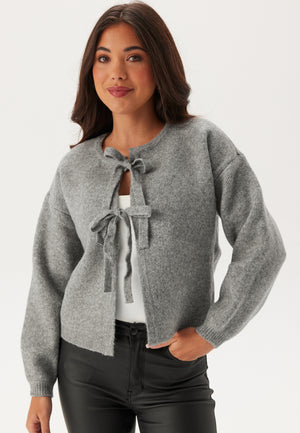 Vmbow Ls O-neck Tie Cardigan