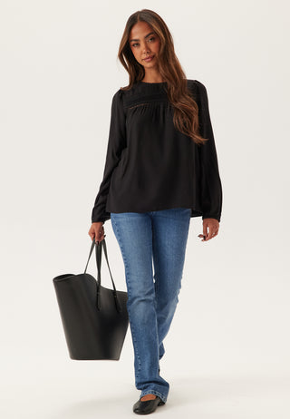 Vmdebbie Long Sleeve Pleat Top