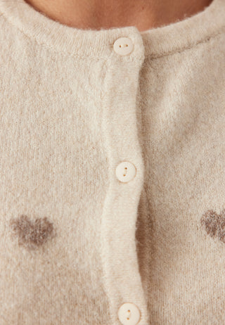 Vmdoffy Intarsia 2/4 O-Neck Cardigan