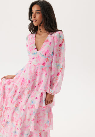 Vmfelicia Ls Ruffle Maxi Kjole