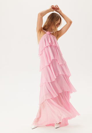 Vmfelicia Sl Ruffle Maxi Dress