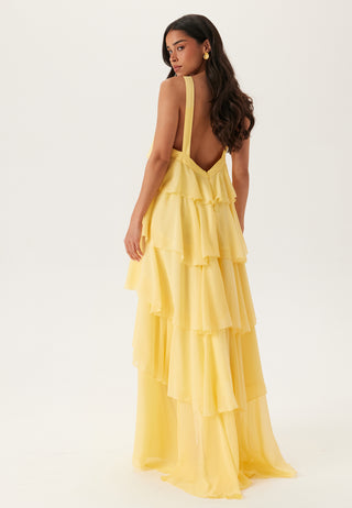 Vmfelicia Sl Ruffle Maxi Kjole