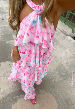 Vmfelicia Sl Ruffle Maxi Kjole