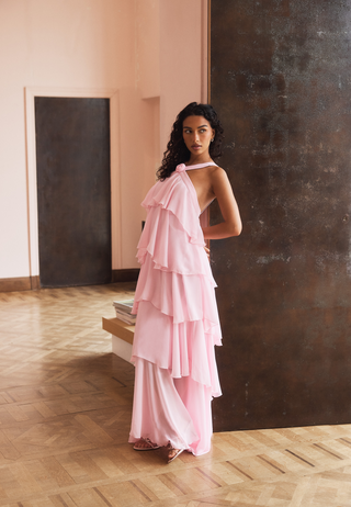 Vmfelicia Sl Ruffle Maxi Kjole