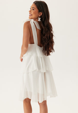 Vmfelicia Tiestrap Ruffle Kort Kjole