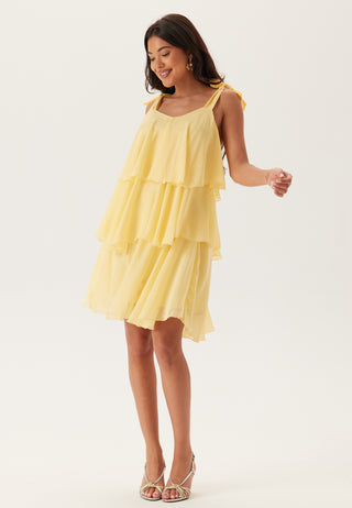 Vmfelicia Tiestrap Ruffle Kort Kjole