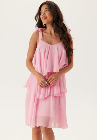 Vmfelicia Tiestrap Ruffle Kort Kjole