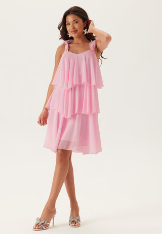Vmfelicia Tiestrap Ruffle Kort Kjole