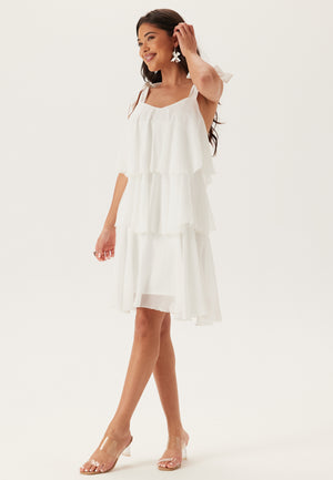 Vmfelicia Tiestrap Ruffle Kort Kjole