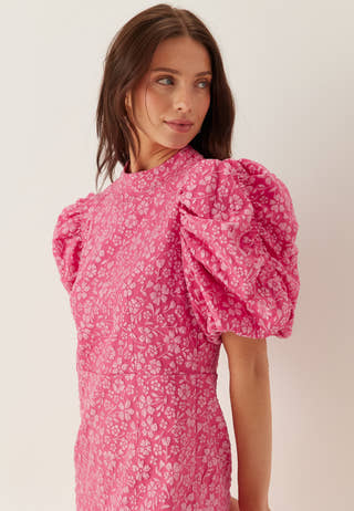 Vmfiona Ss High Neck Short Dress
