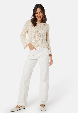 Vmginger 3/4 boatneck pullover