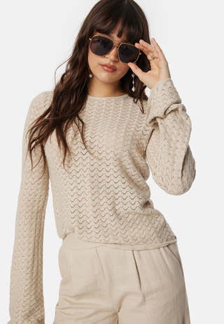 Vmiberia LS O-Neck knit top