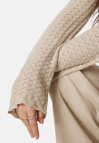 Vmiberia LS O-Neck knit top