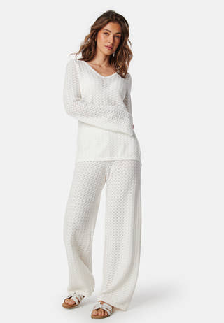 Vmiberia Ls V-neck Long Knit B